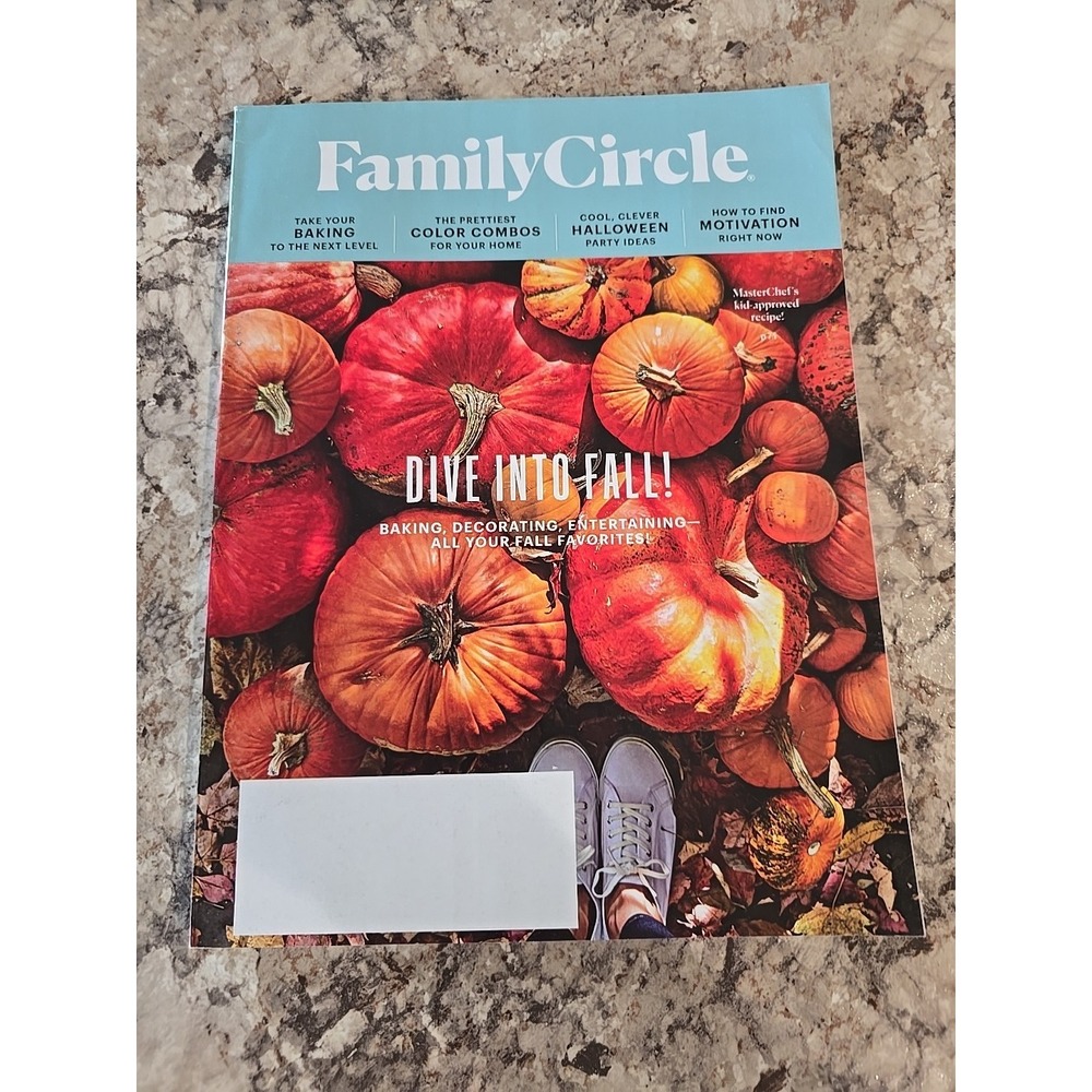 Family Circle Magazine October 2018 Dive into Fall, Color Combos, Halloween‎